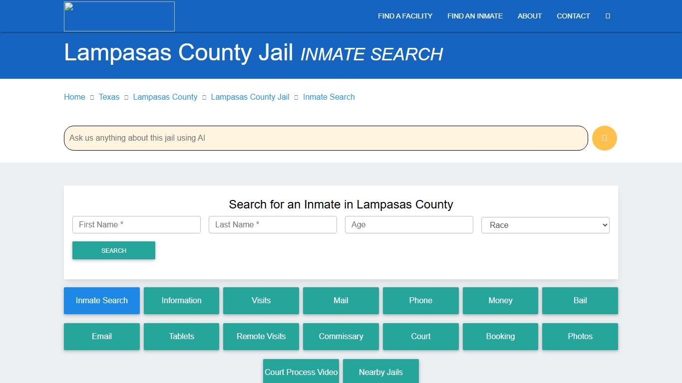 Lampasas County Inmate Search & Roster Find Inmates TX